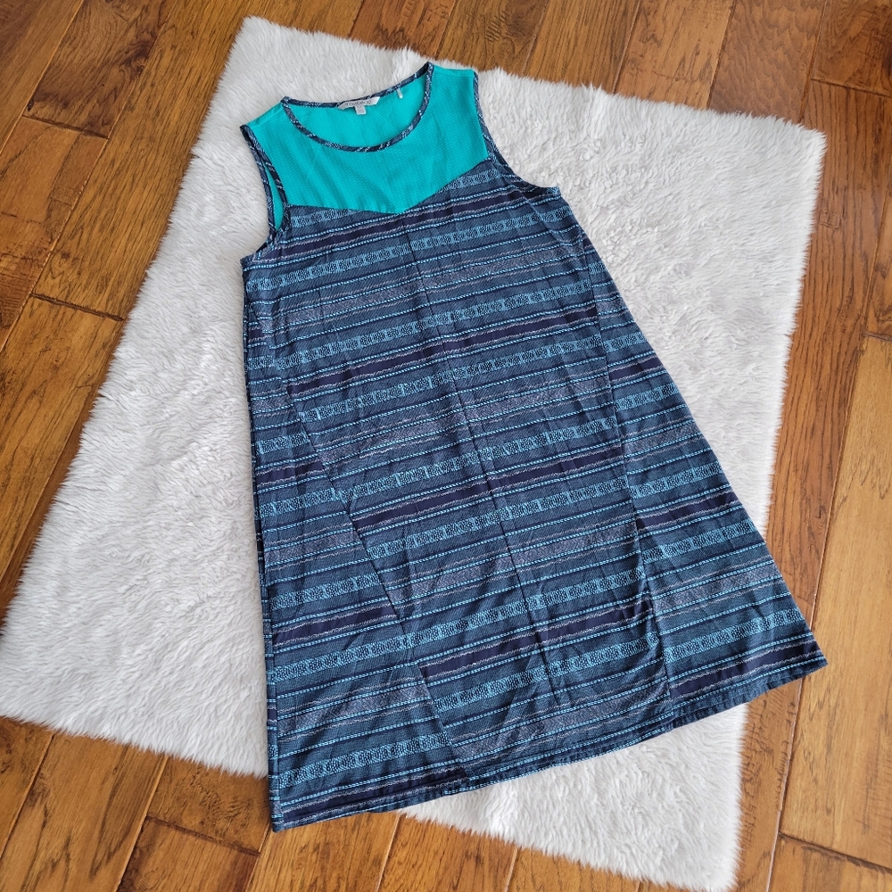 Title Nine Sunkissed Swing Dress Women's Medium Sleeveless Pockets